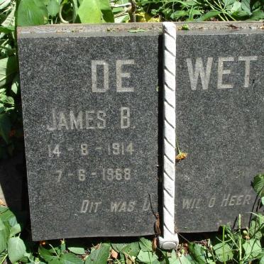 WET James B., de 1914-1968