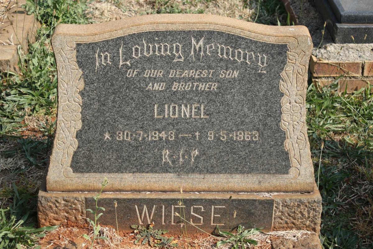 WIESE Lionel 1943-1963