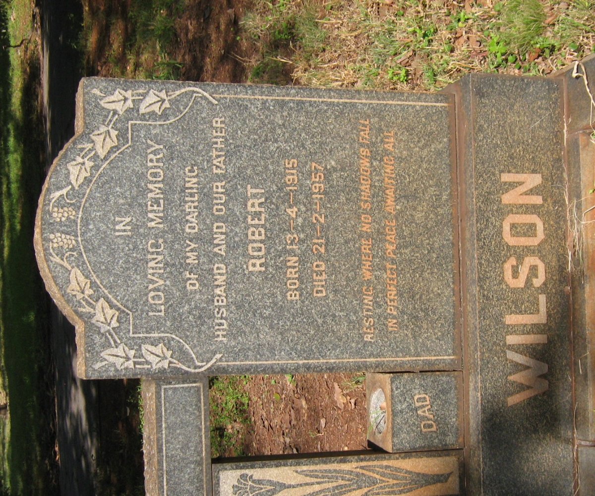 WILSON Robert 1915-1957