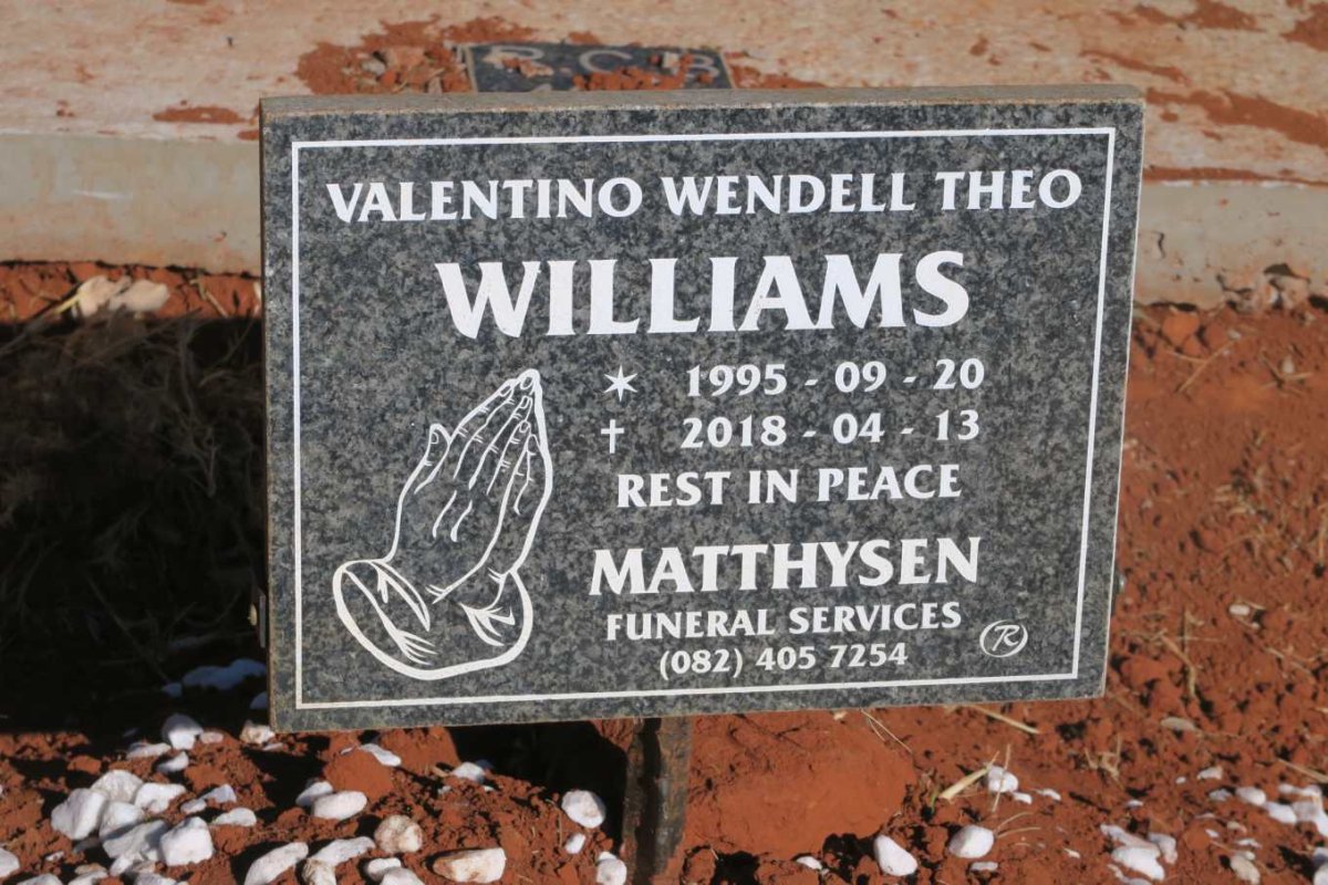 WILLIAMS Valentino Wendell Theo 1995-2018