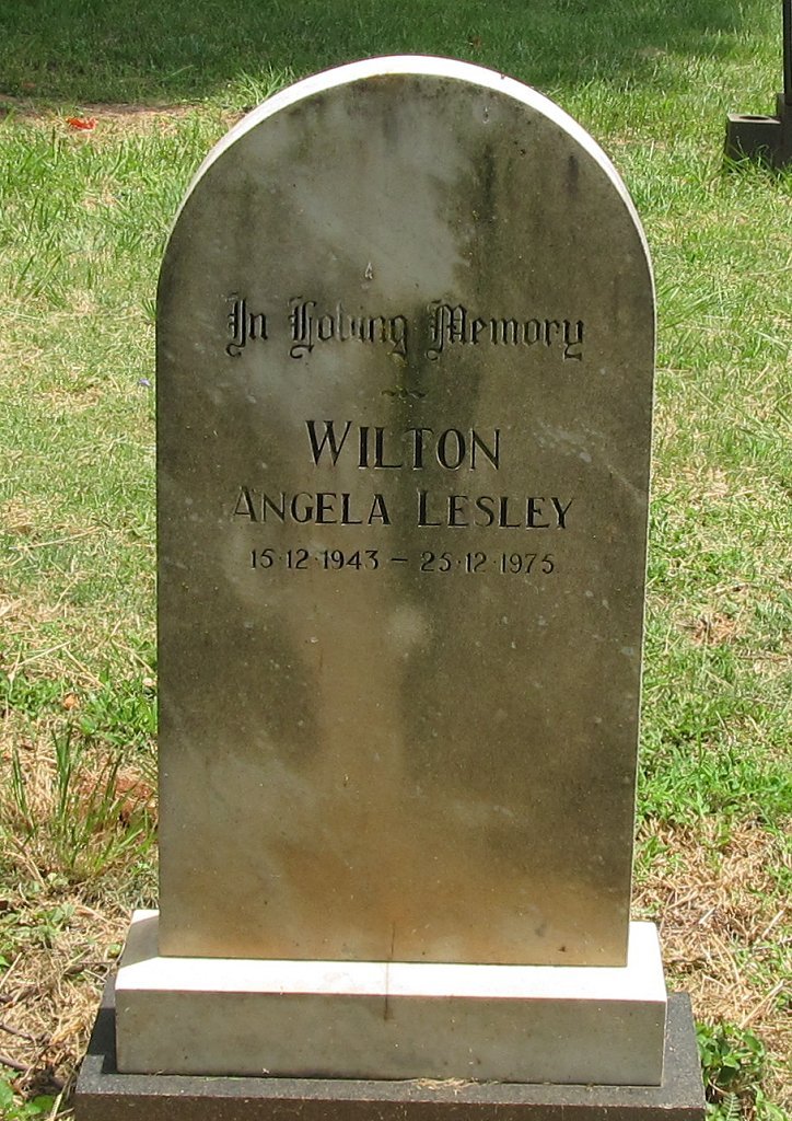 WILTON Angela Lesley 1943-1975