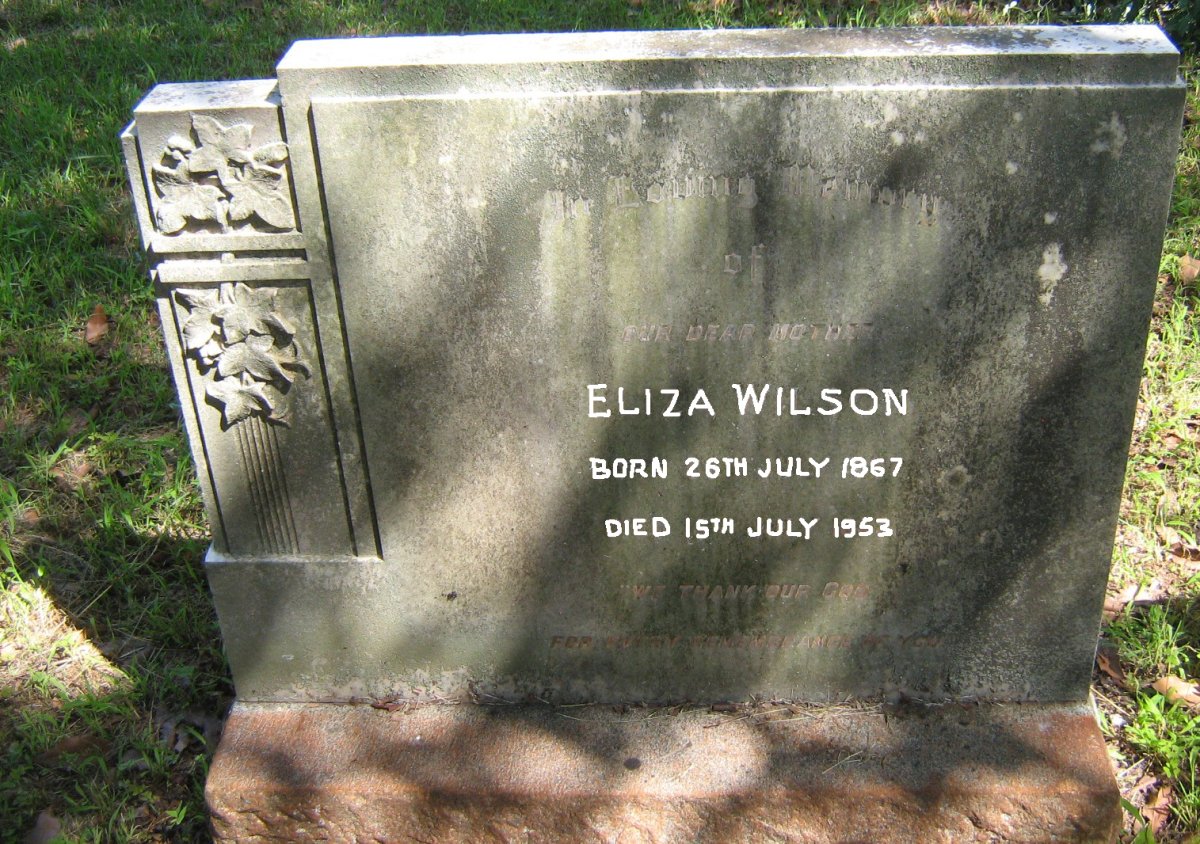 WILSON Eliza 1867-1953