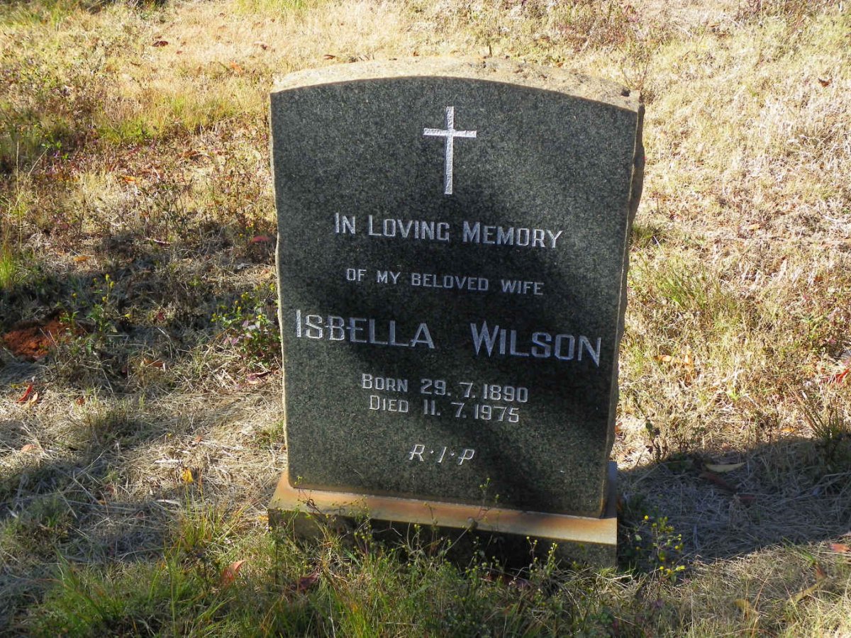 WILSON Isbella 1890-1975