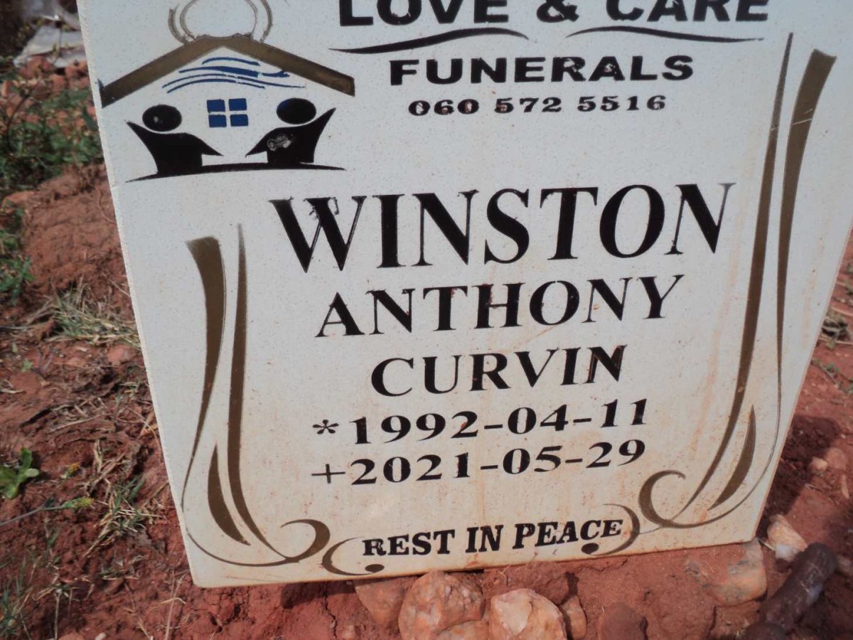 WINSTON Anthony Curvin 1992-2021