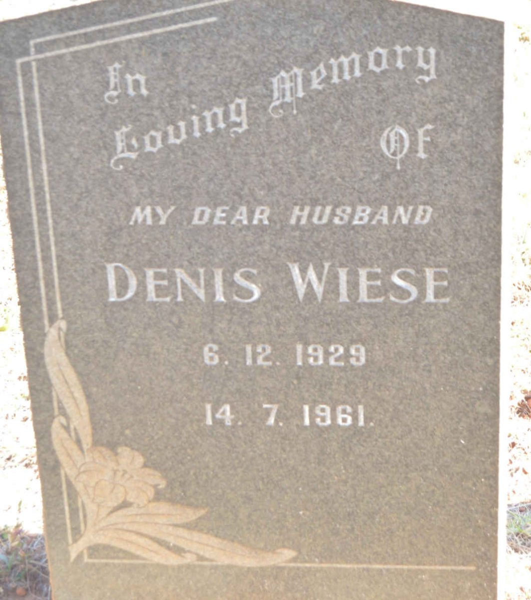 WIESE Denis 1929-1961
