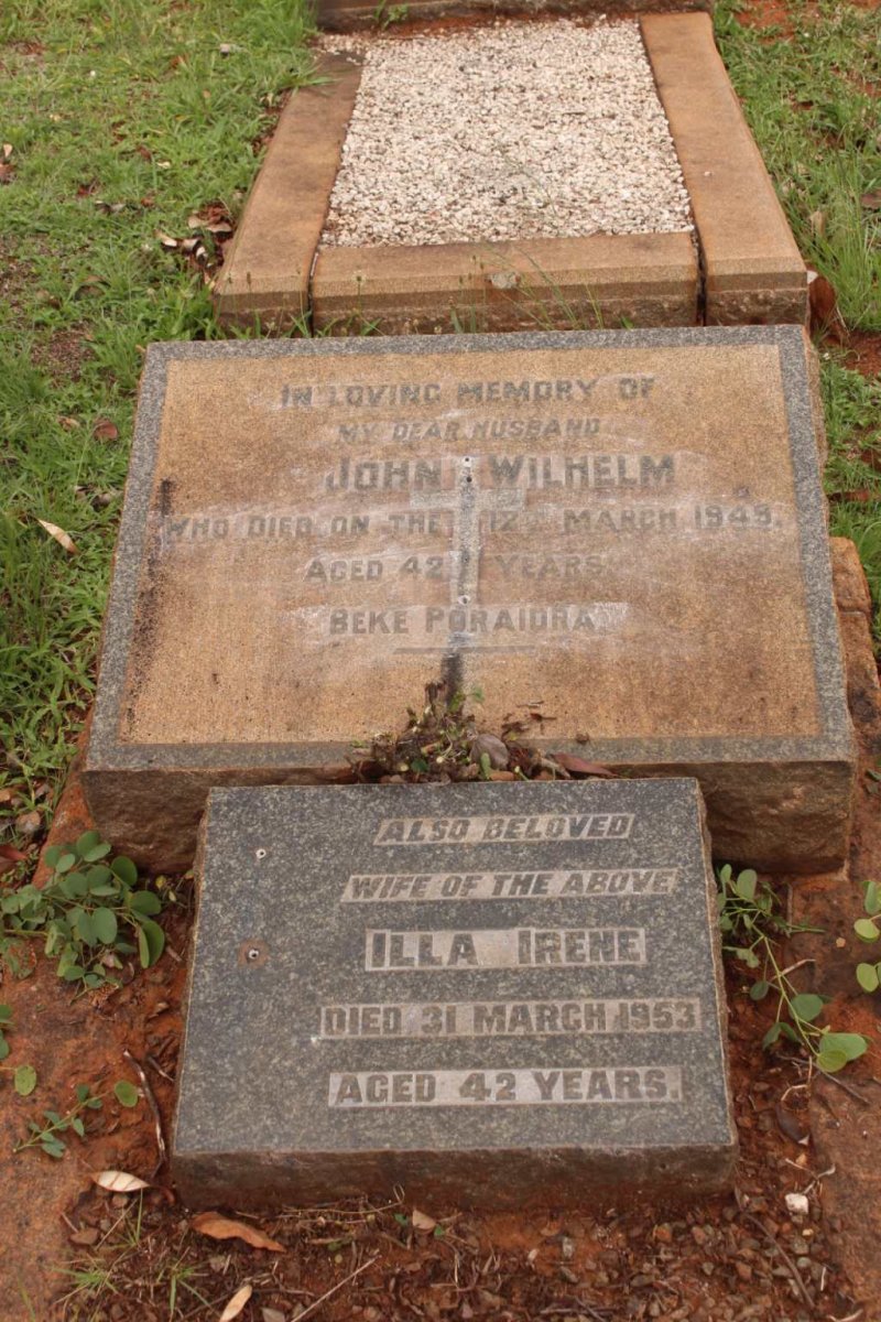WILHELM John -1949 &amp; Illa Irene -1953
