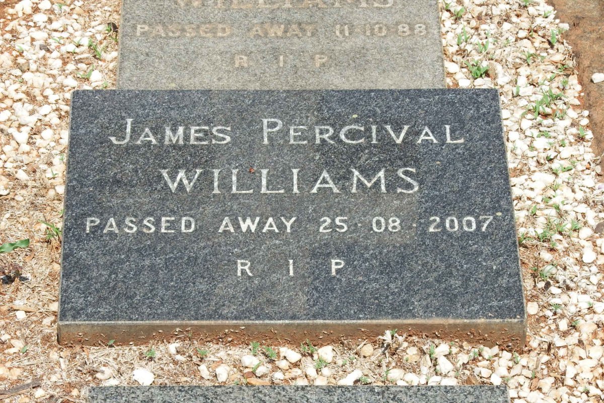 WILLIAMS James Percival -2007