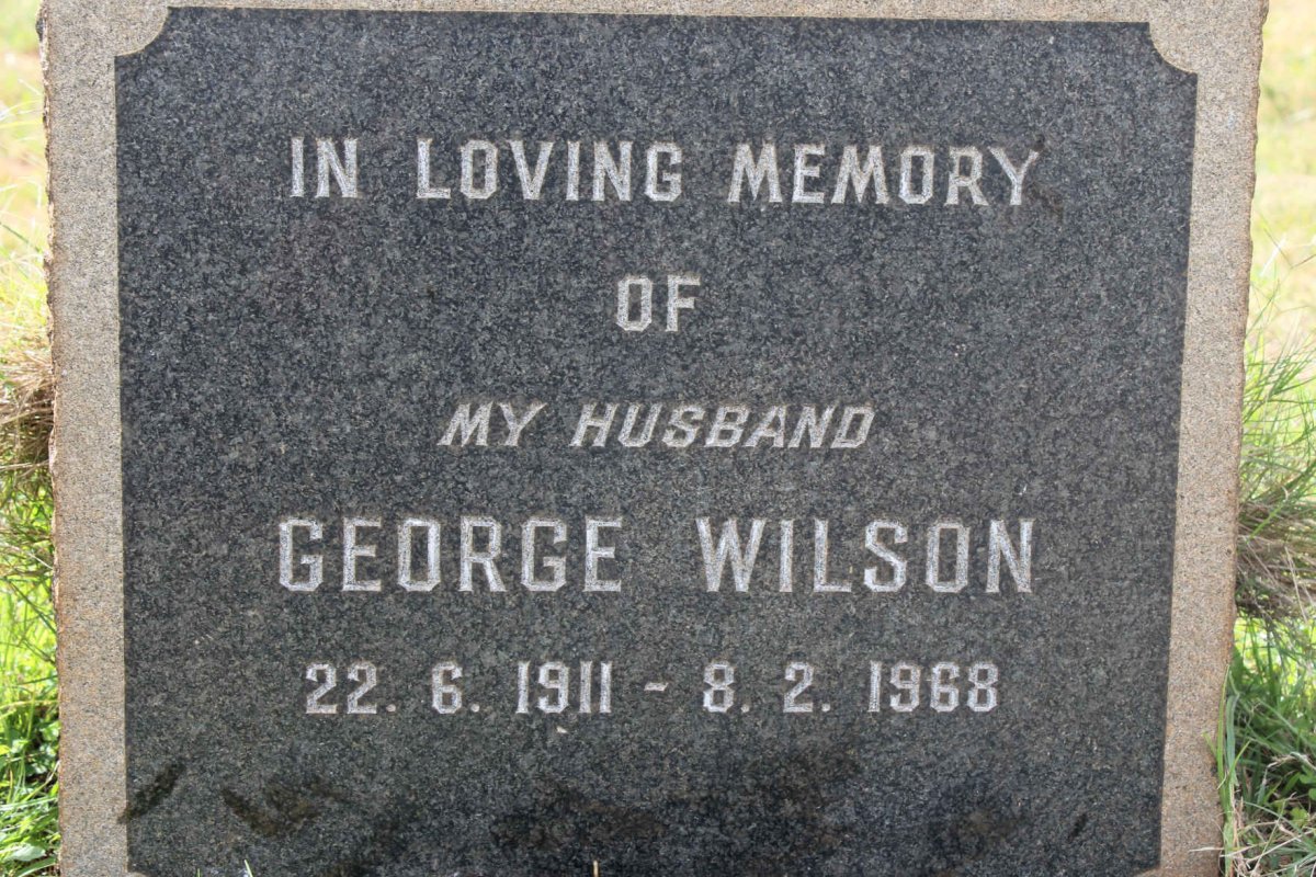 WILSON George 1911-1968