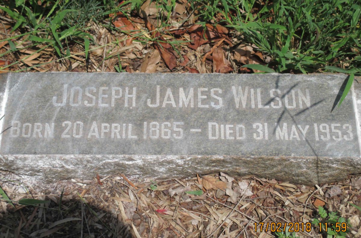 WILSON Joseph James 1865-1953