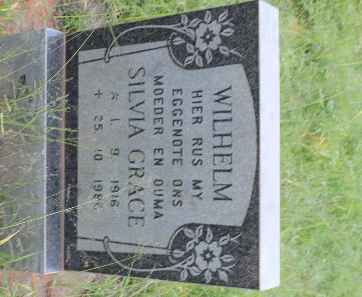 WILHELM Silvia Grace 1916-1980