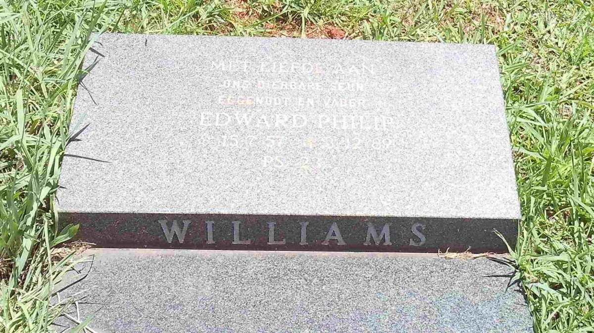 WILLIAMS Edward Philip 1957-1989