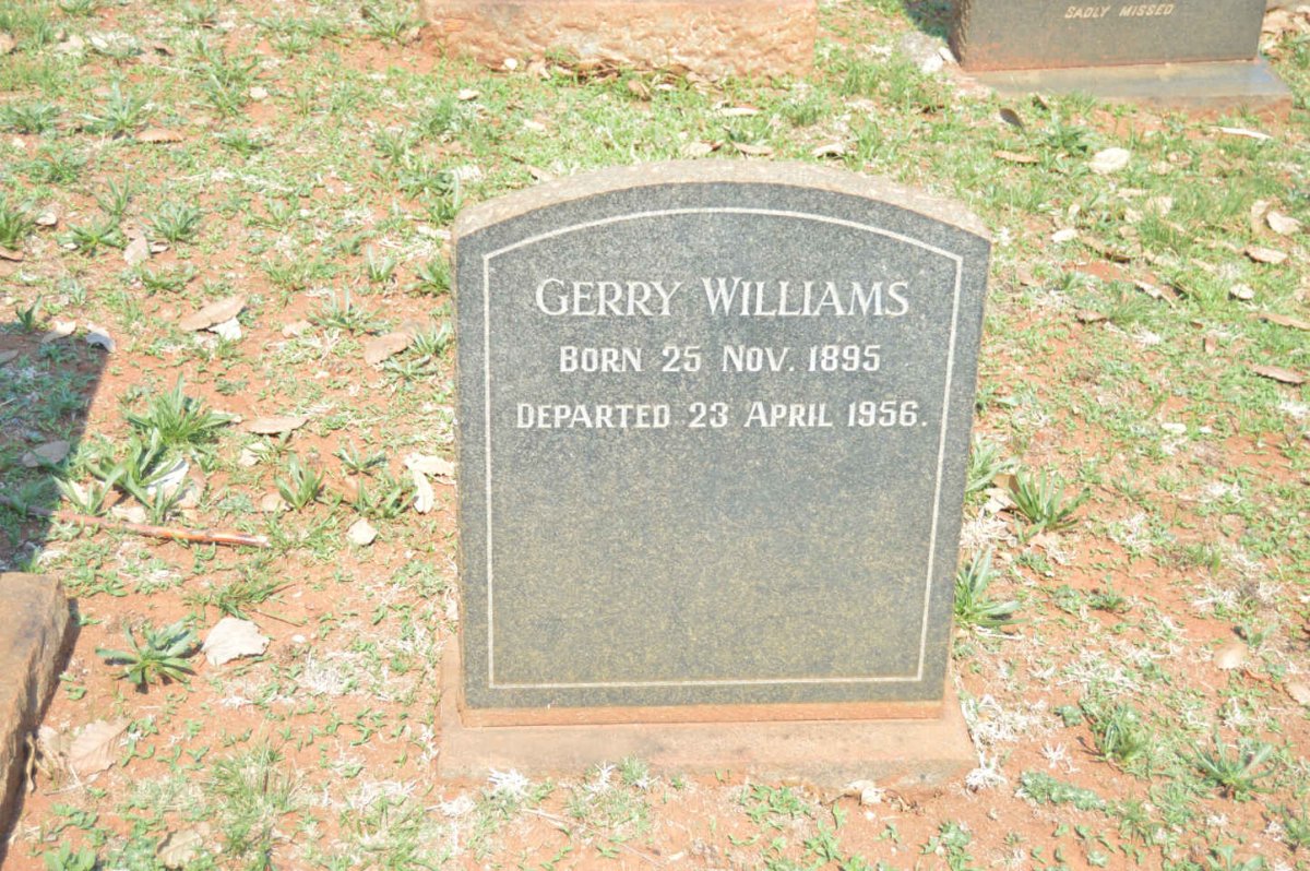 WILLIAMS Gerry 1895-1956
