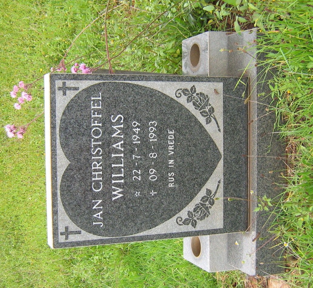 WILLIAMS Jan Christoffel 1949-1993