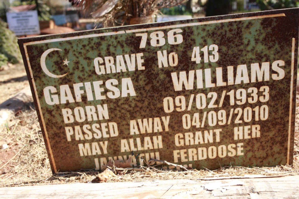 WILLIAMS Gafiesa 1933-2010