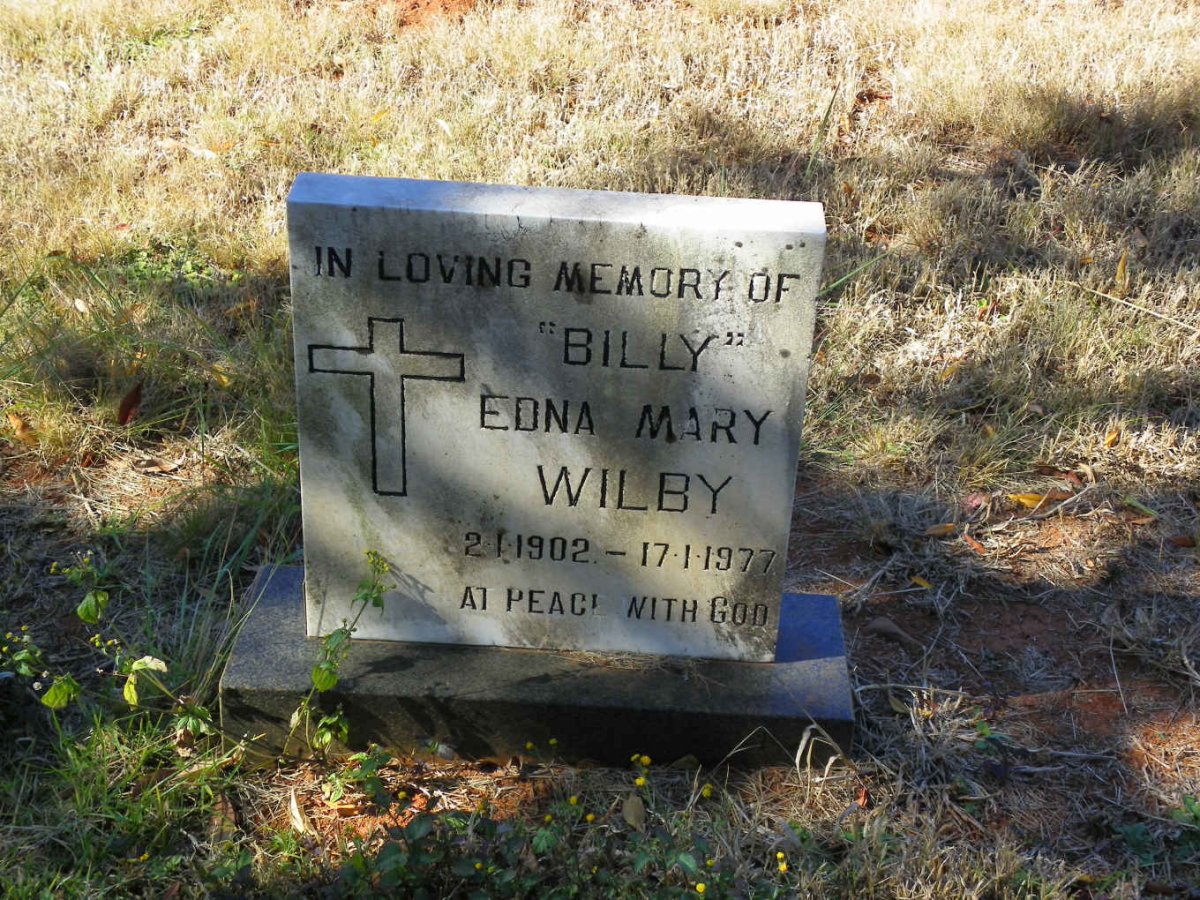 WILBY Edna Mary 1902-1977