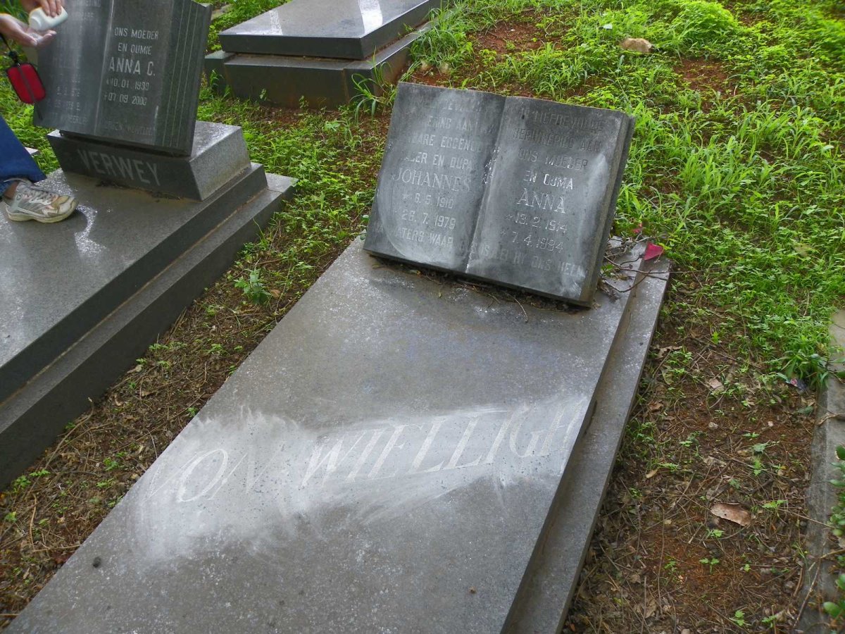 WIELLIGH Johannes, von 1910-1976 &amp; Anna 1914-1984