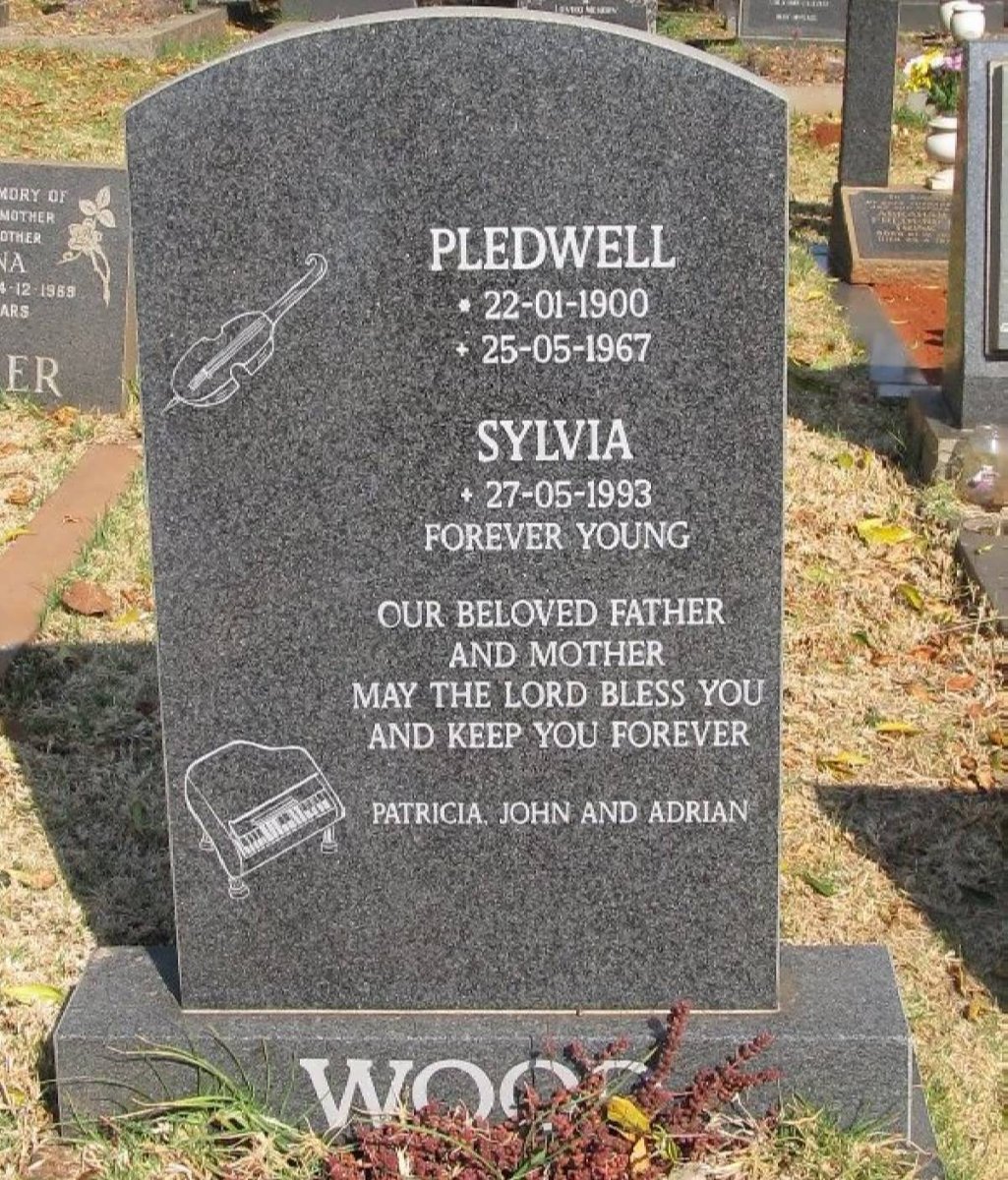 WOOD Pledwell 1900-1967 &amp; Sylvia -1933