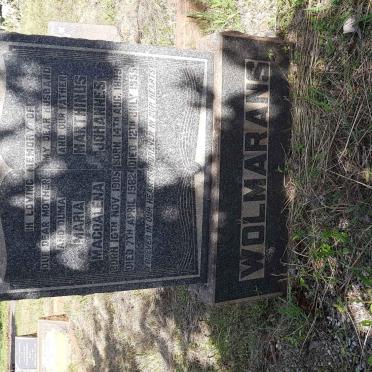 WOLMARANS Marthinus Johannes 1899-1955 &amp; Maria Magdalena 1905-1982