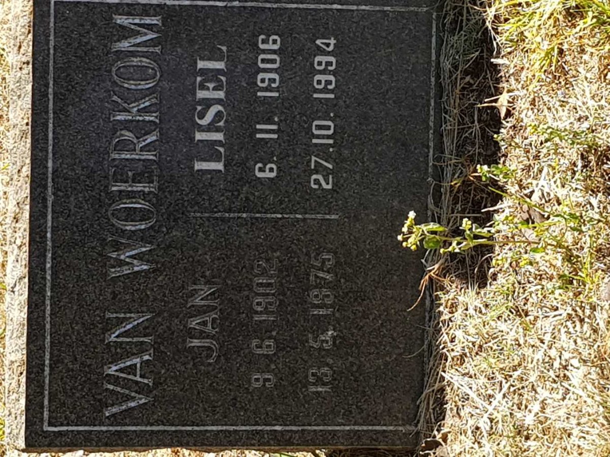 WOERKOM Jan, van 1902-1975 &amp; Lisel 1906-1994