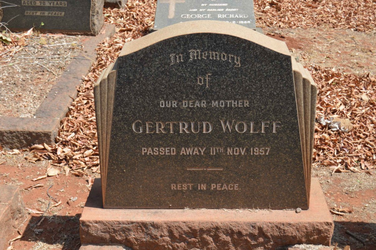 WOLFF Gertrud -1957