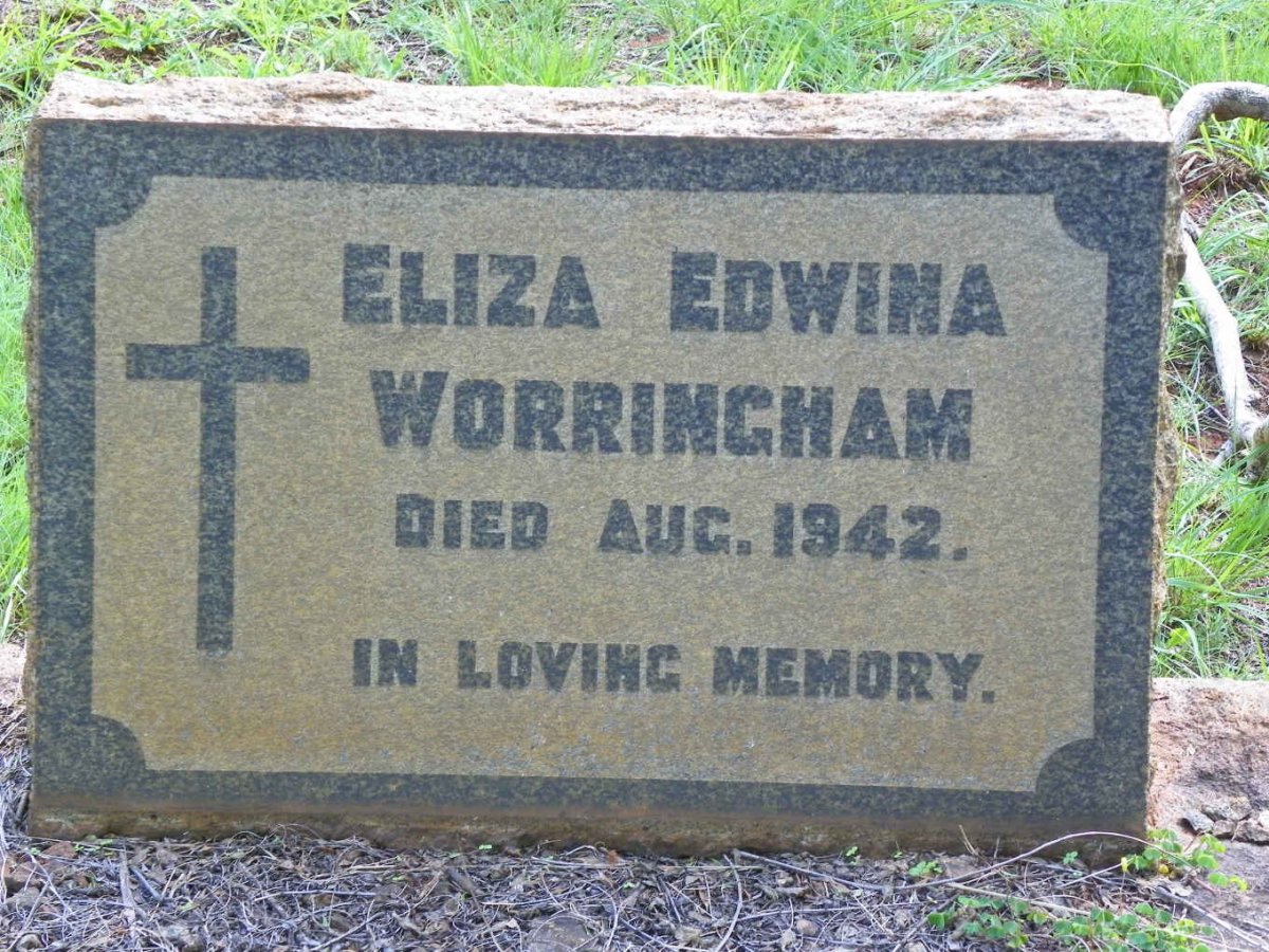 WORRINGHAM Eliza Edwina -1942