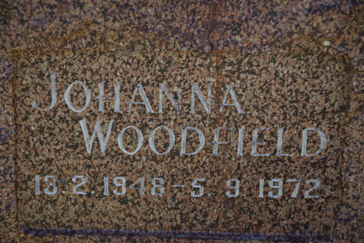 WOODFIELD Johanna 1948-1972