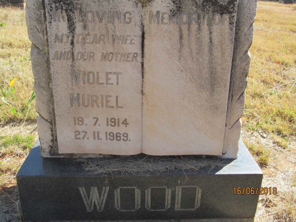 WOOD Violet Muriel 1914-1969