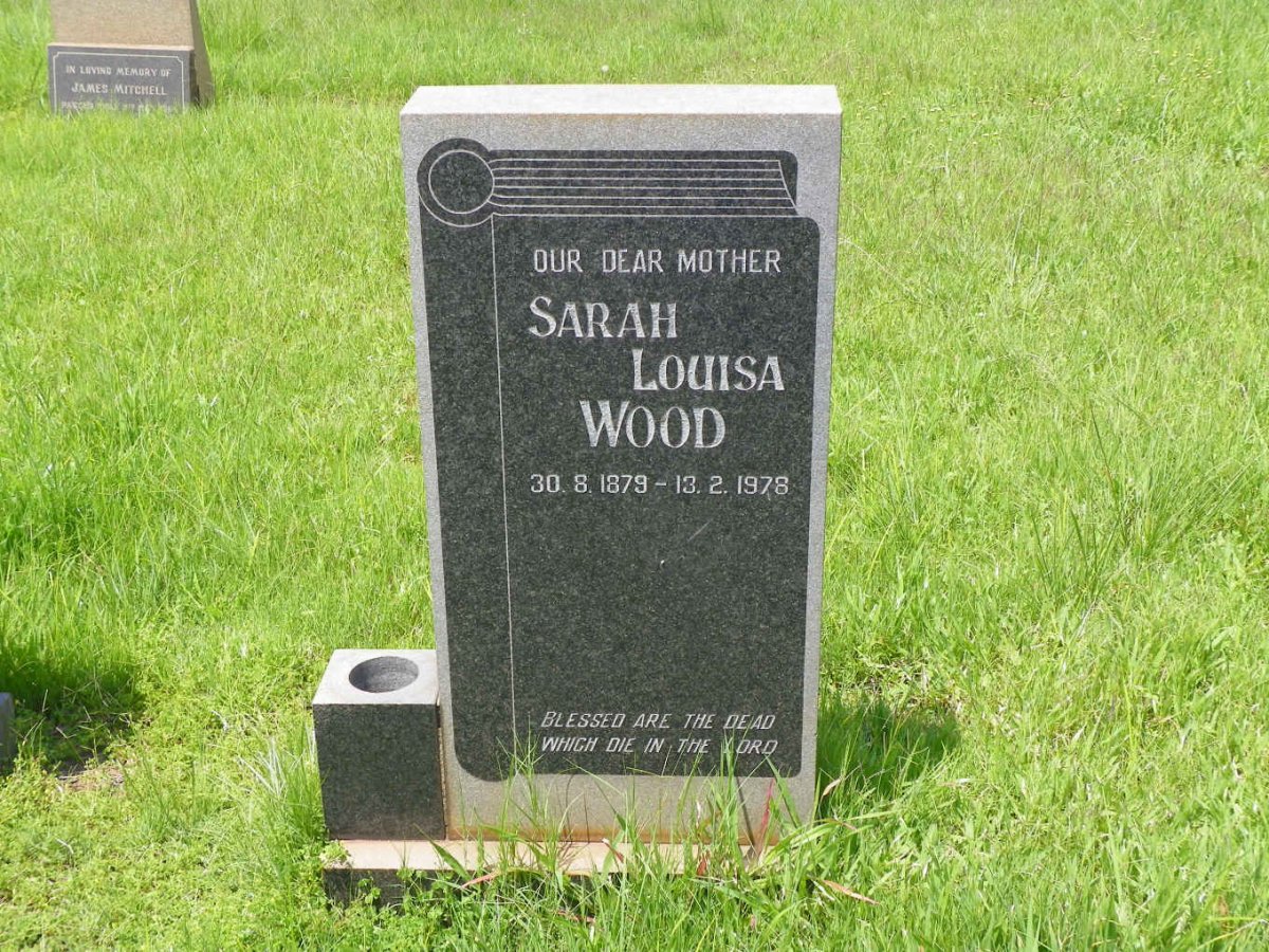 WOOD Sarah Louisa 1879-1978