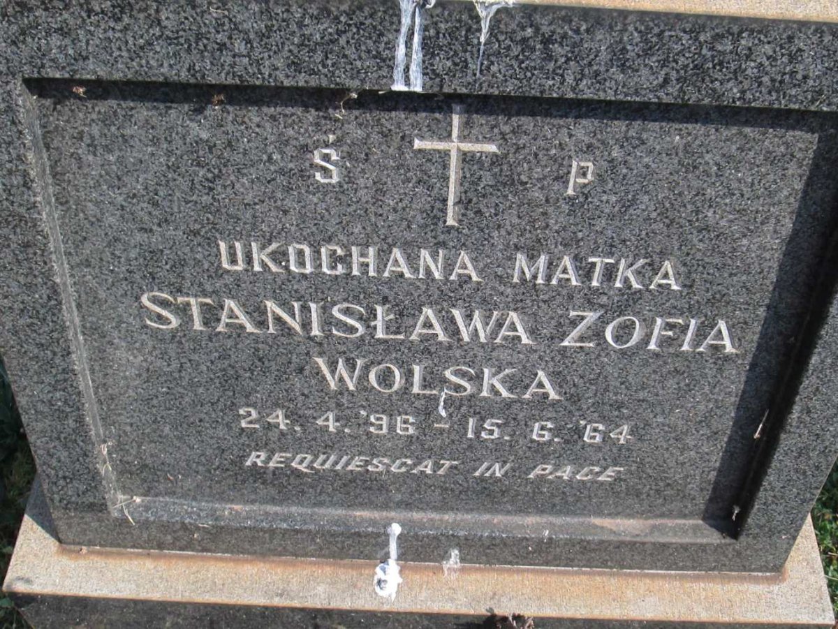 WOLSKA Stanislawa Zofia 1896-1964