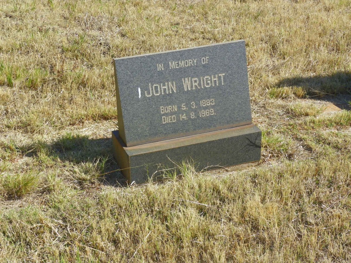 WRIGHT John 1883-1969