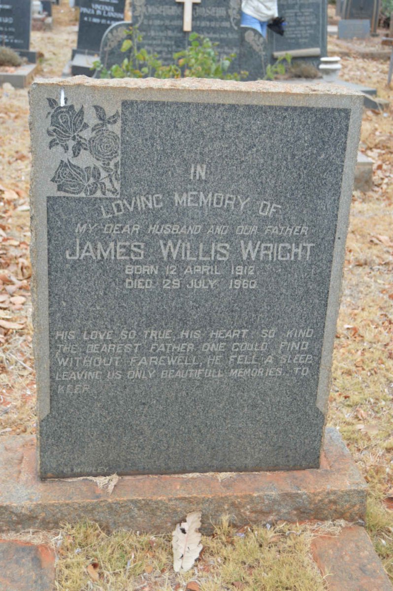 WRIGHT James Willis 1912-1960