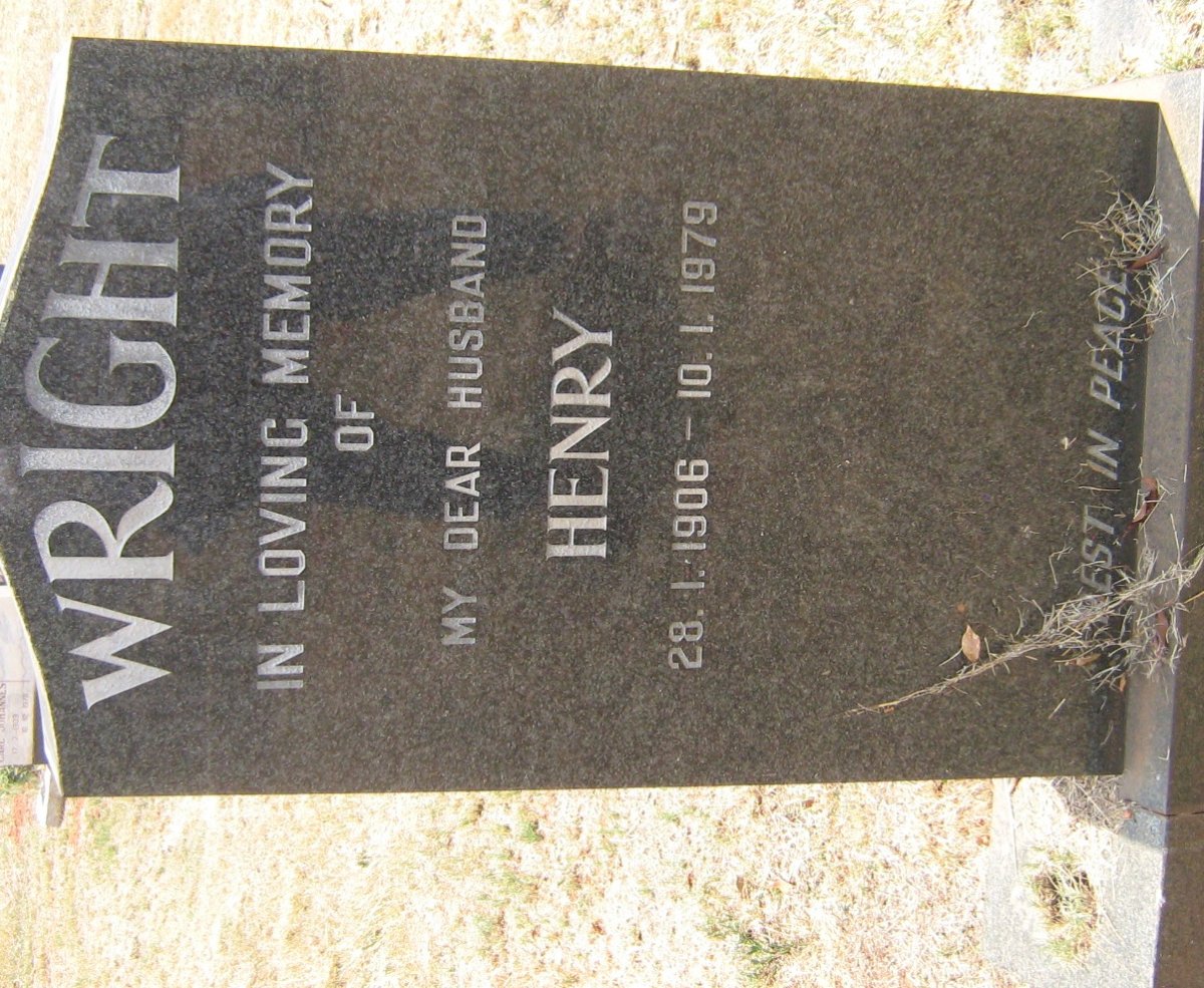 WRIGHT Henry 1906-1979