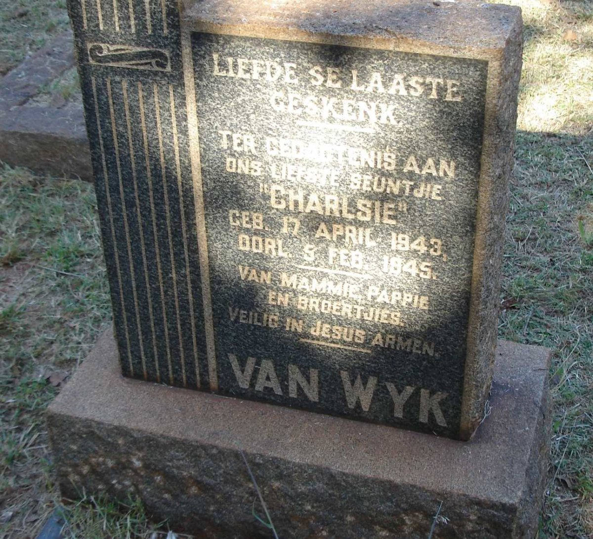 WYK Charlsie, van 1943-1945