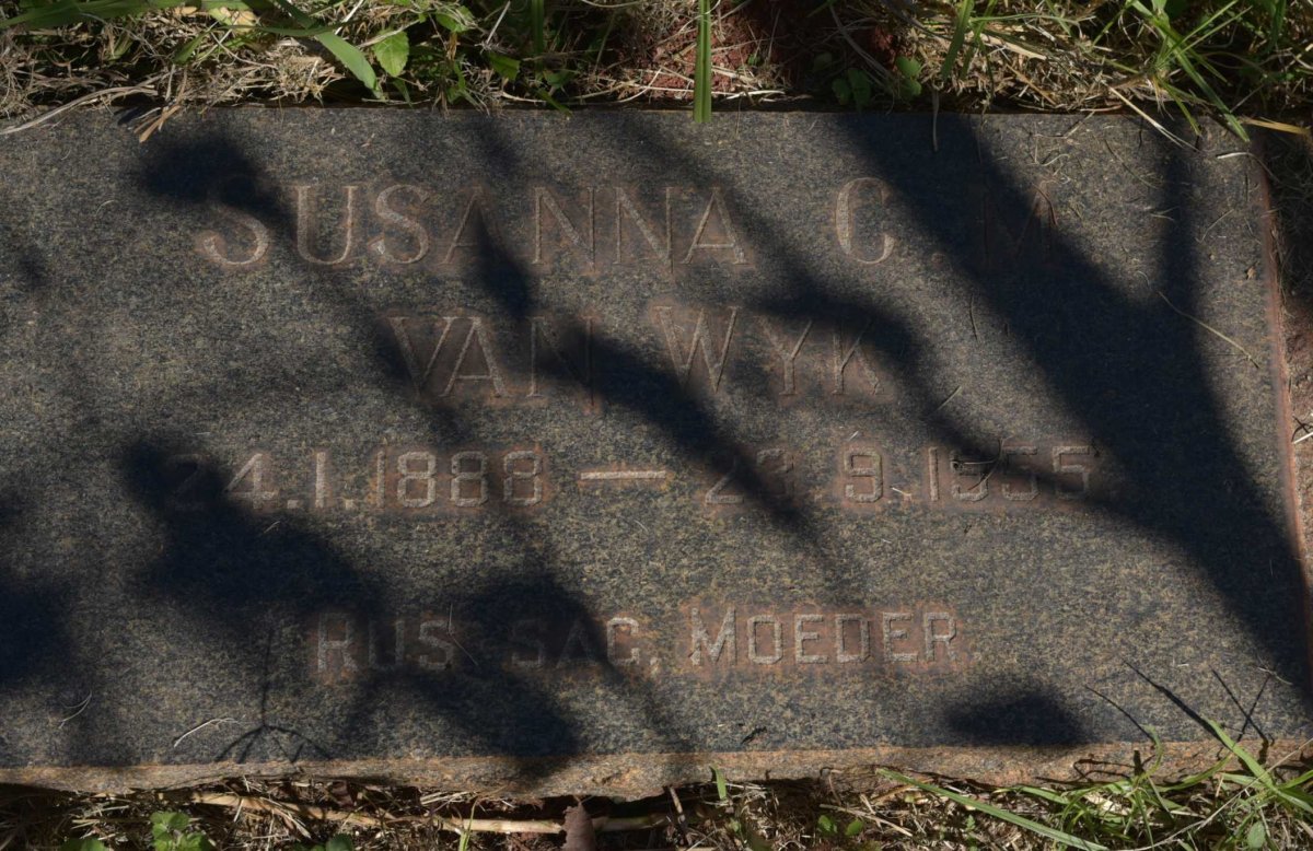 WYK Susanna C.M., van 1888-1955