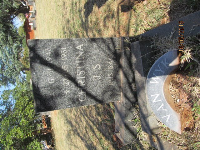 WYK Christina J.S., van 1947-1951