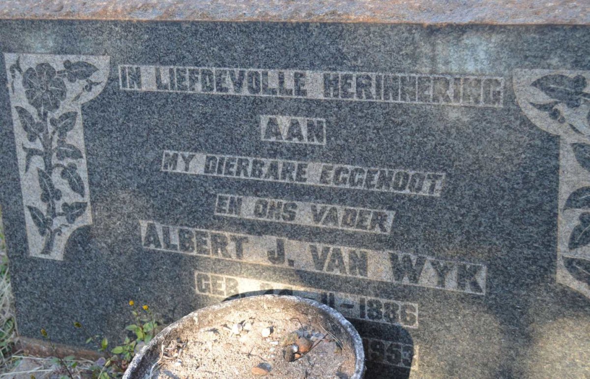 WYK Albert J., van 1886-1953