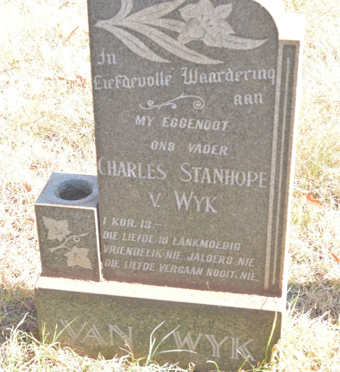 WYK Charles Stanhope, van