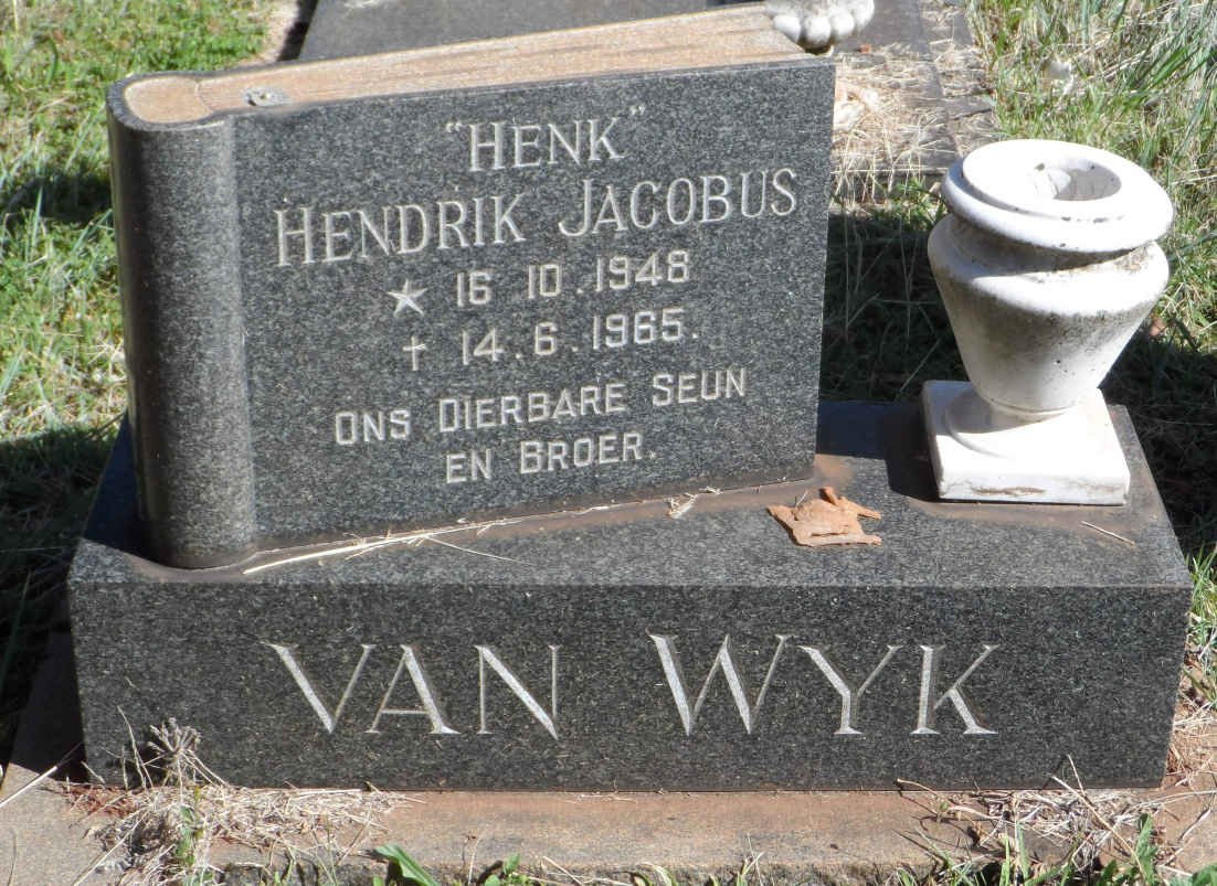 WYK Hendrik Jacobus, van 1948-1965