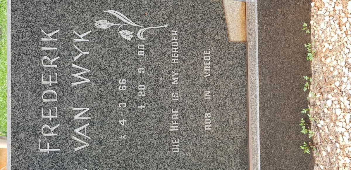 WYK Frederik, van 1966-1980
