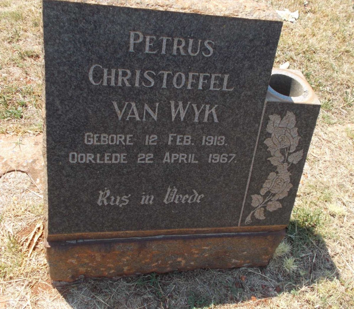 WYK Petrus Christoffel, van 1913-1967