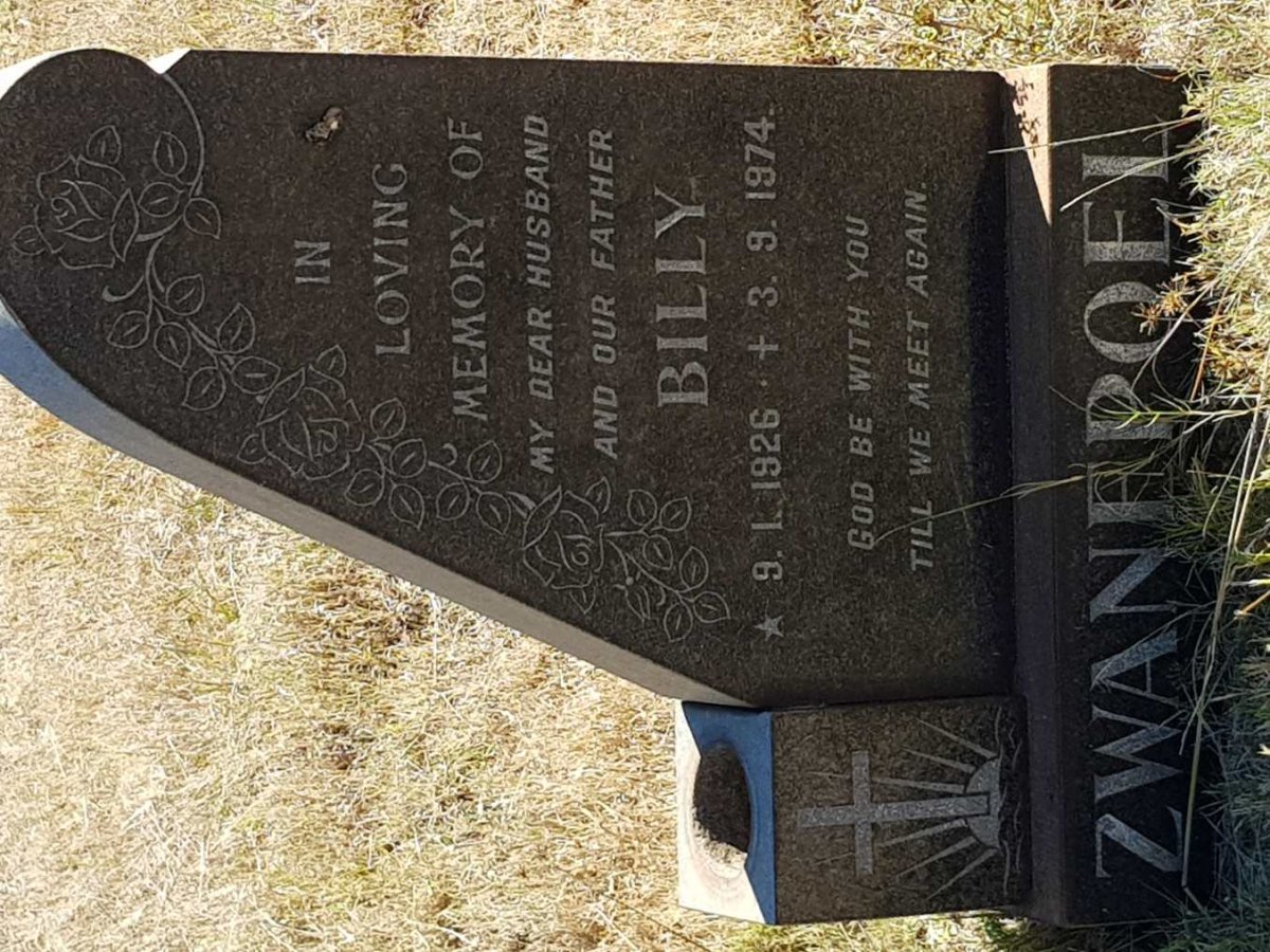ZWANEPOEL Billy 1926-1974