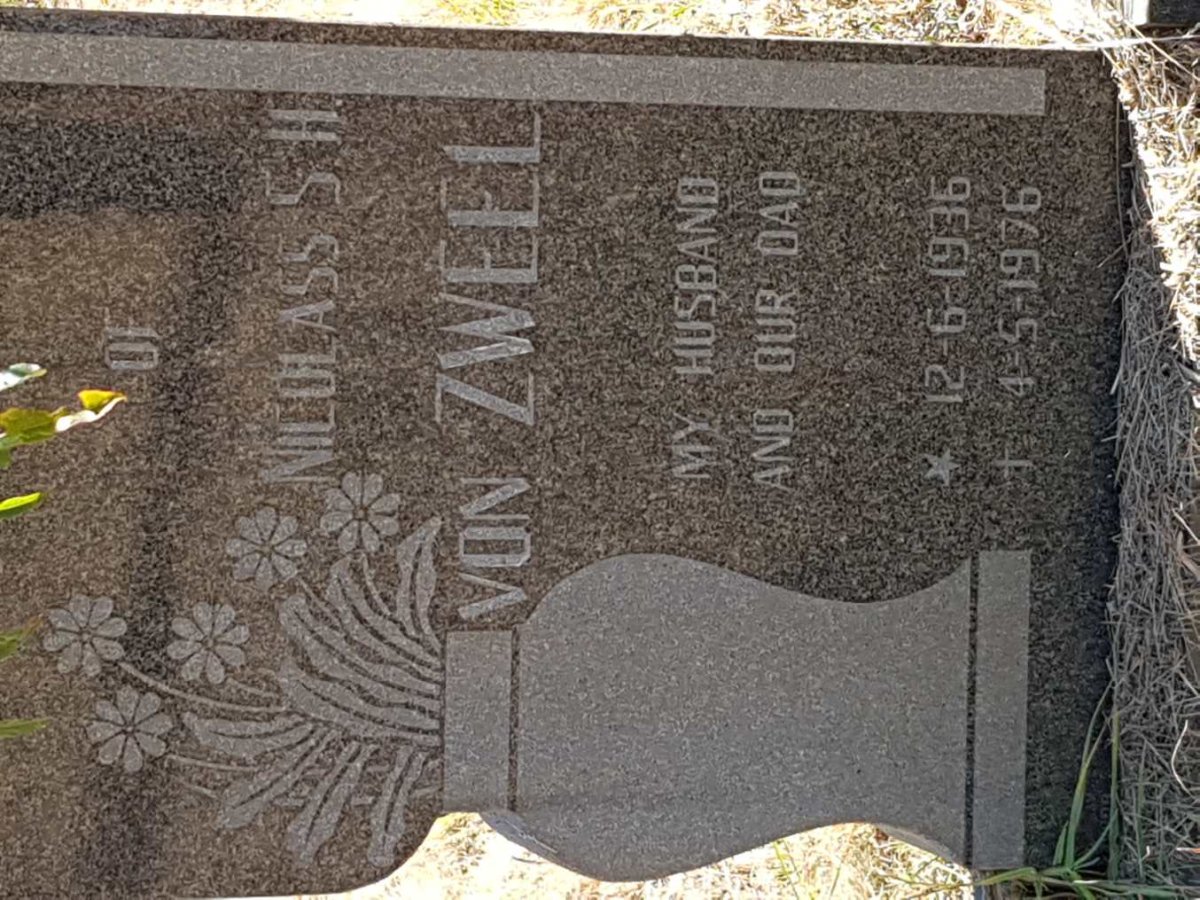 ZWEEL Nicolass S.H., von 1936-1976