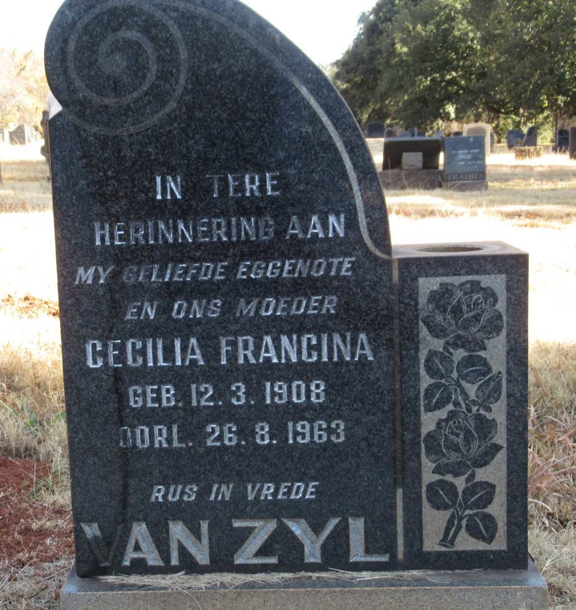 ZYL Cecilia Francina, van 1908-1963