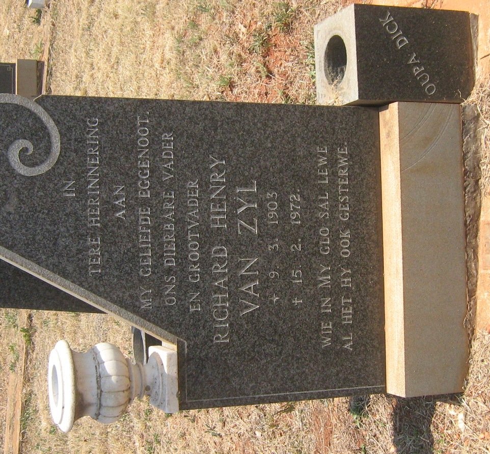 ZYL Richard Henry, van 1903-1972