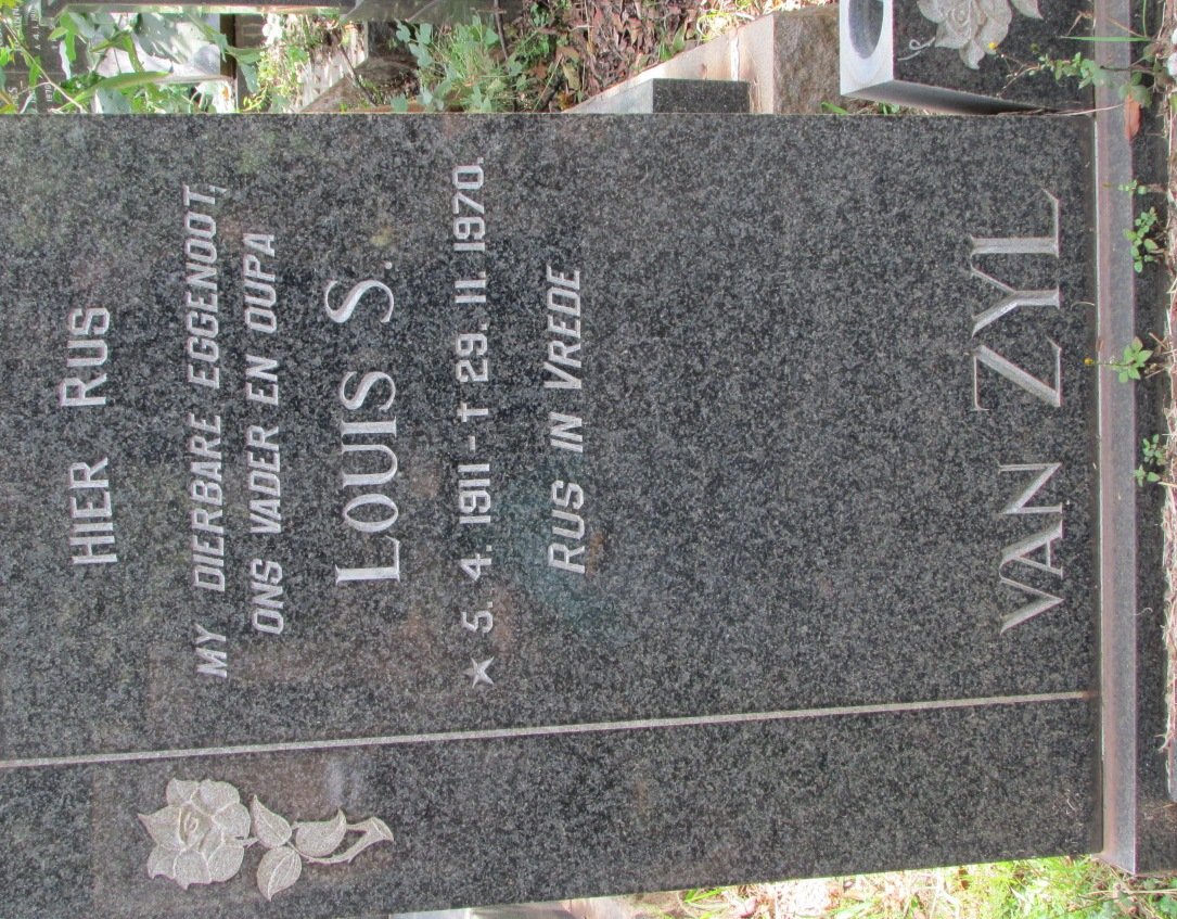 ZYL Louis S.,van 1911-1970