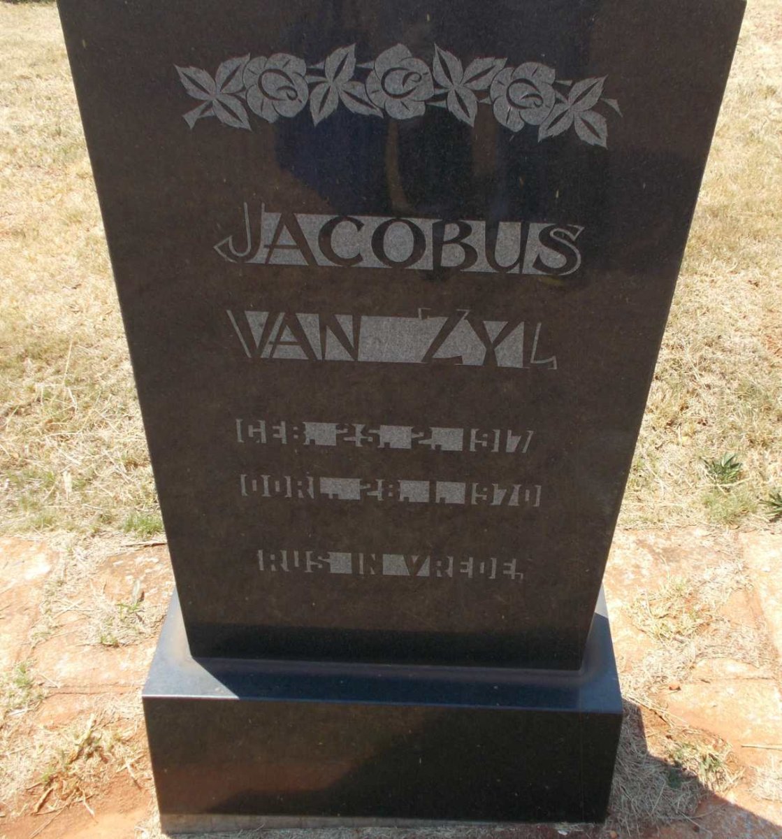 ZYL Jacobus, van 1917-1970