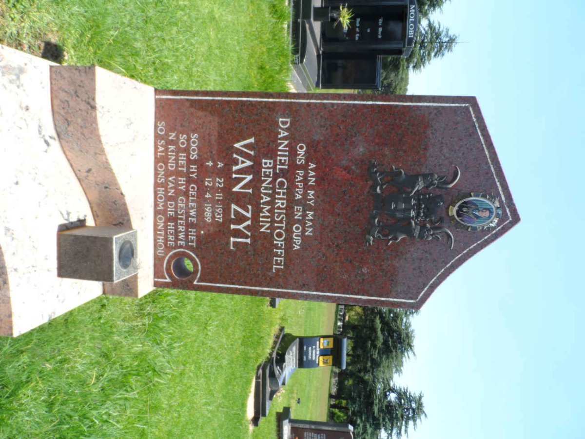 ZYL Daniel Christoffel Benjamin, van 1937-1989