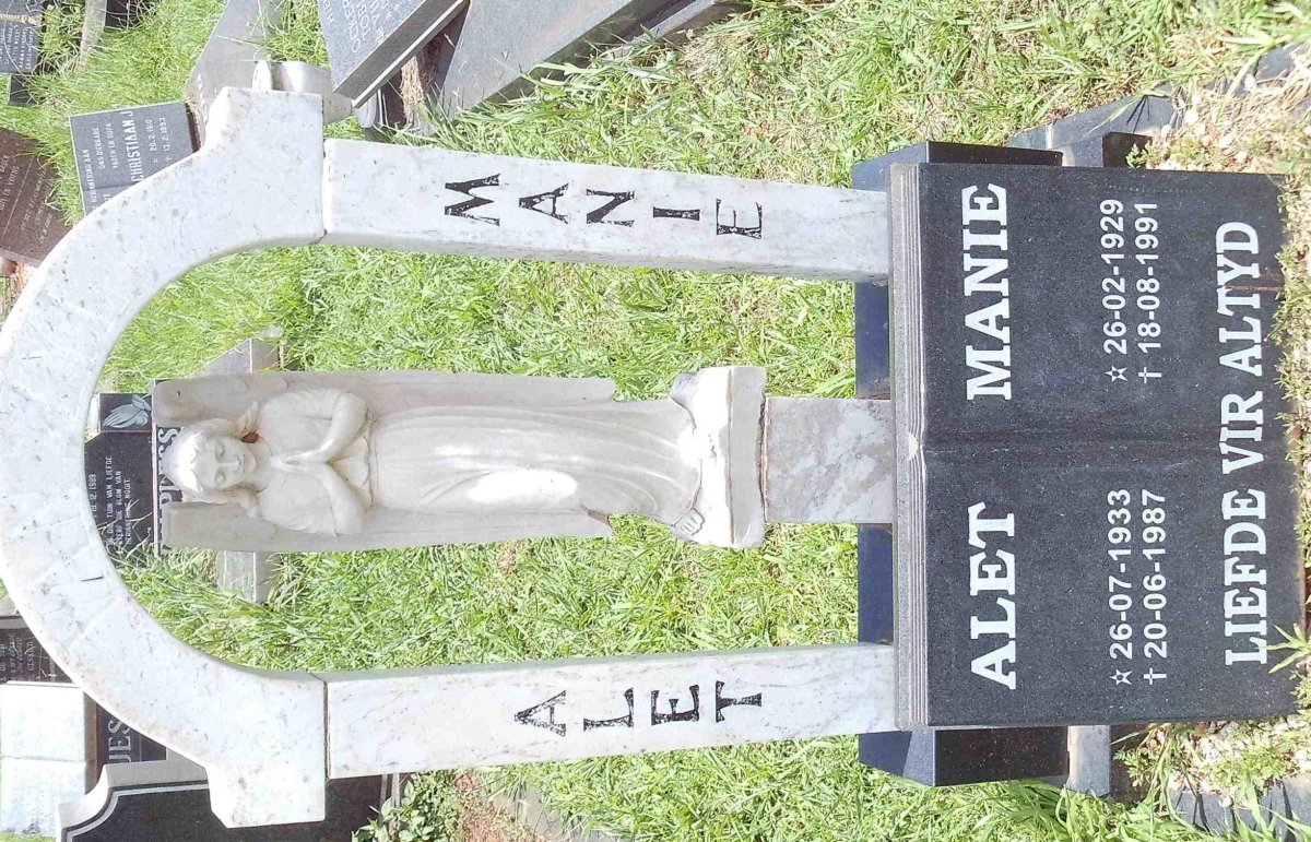 ZYL Manie, van 1929-1991 &amp; Alet 1933-1987