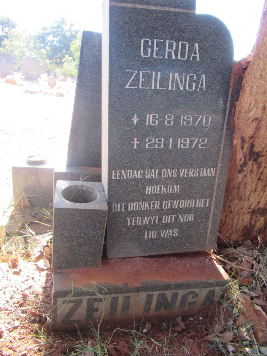 ZEILINGA Gerda 1970-1972