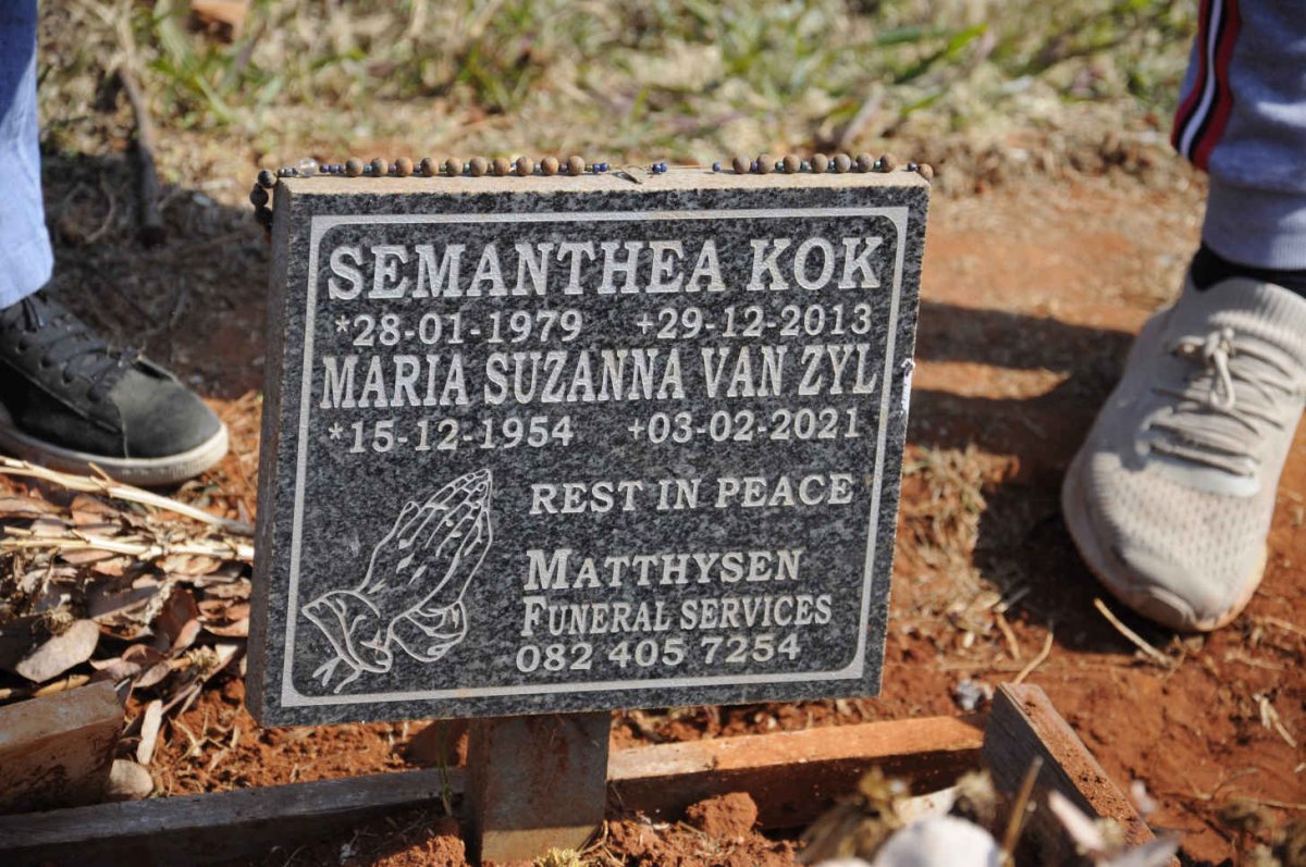 ZYL Maria Suzanna, van 1954-2021 :: KOK Semanthea 1979-2013